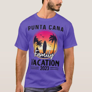 Camiseta Vacaciones familiares Punta Cana 2023 coincidentes