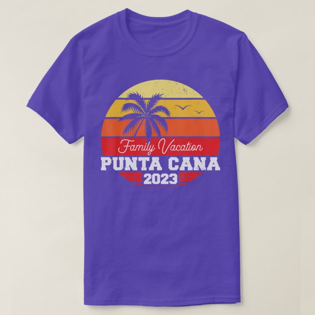 Camiseta Vacaciones familiares Punta Cana 2023 Vacaciones c (Diseño del anverso)