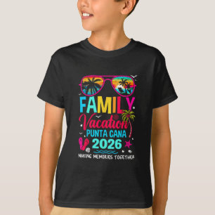 Camiseta Vacaciones Familiares Punta Cana 2026 República Do
