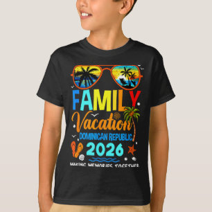 Camiseta Vacaciones Familiares República Dominicana 2026 Va