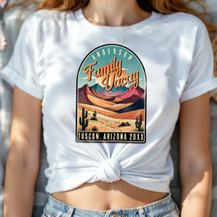 Camiseta Vacaciones familiares retro en el desierto ID1134