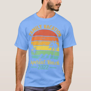Camiseta Vacaciones familiares retro vintage 2022 Californi