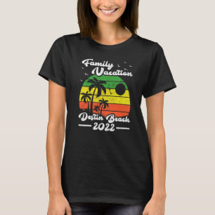 Camiseta Vacaciones familiares retro vintage 2022 Florida D