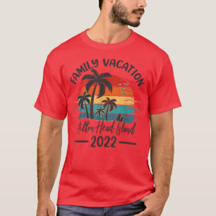 Camiseta Vacaciones familiares retro vintage 2022 Hilton He