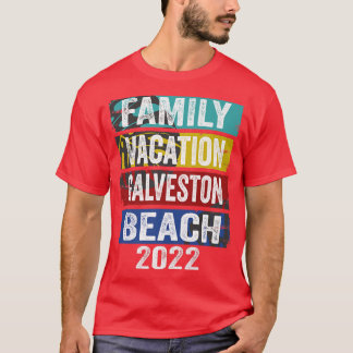 Camiseta Vacaciones familiares retro vintage 2022 Teas Galv