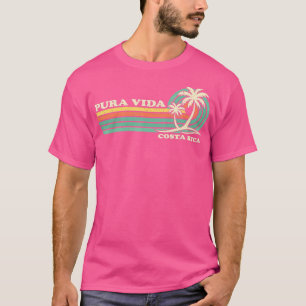 Camiseta Vacaciones familiares retro vintage Costa Rica Pur