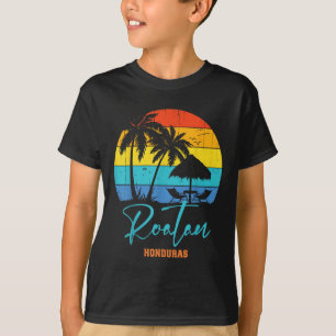 Camiseta Vacaciones Familiares Roatan Honduras Alfombra de 