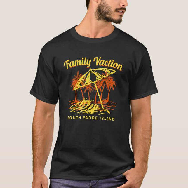 Camiseta Vacaciones familiares South Padre Island Beach Kee (Anverso)