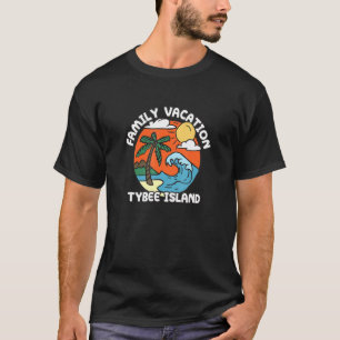 Camiseta Vacaciones familiares Tybee Island Beach Georgia B