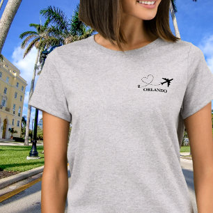 Camiseta Vacaciones Familiares Viaje Avión y Ubicación Pers
