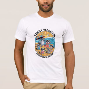 Camiseta Vacaciones Familiares Virginia Beach Virginia Coin