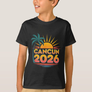 Camiseta vacaciones familiares y grupo de amigos en Cancun