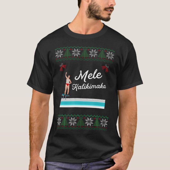 Camiseta Vacaciones Graciosas Estilo Navidades Feo Para Las (Anverso)