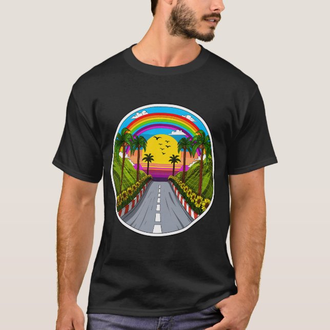 Camiseta Vacaciones hippie (Anverso)