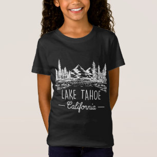 Camiseta Vacaciones Lago Tahoe Tees Viajes Familiares Hombr