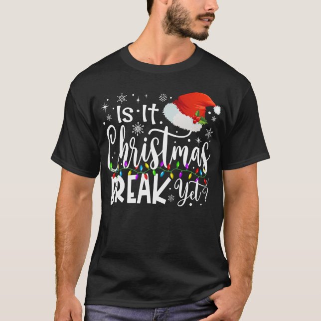 Camiseta Vacaciones navideñas: Navidades rompen con profeso (Anverso)