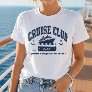 Camiseta Vacaciones Personalizadas de la Familia en Cruise 