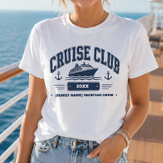 Camiseta Vacaciones Personalizadas de la Familia en Cruise