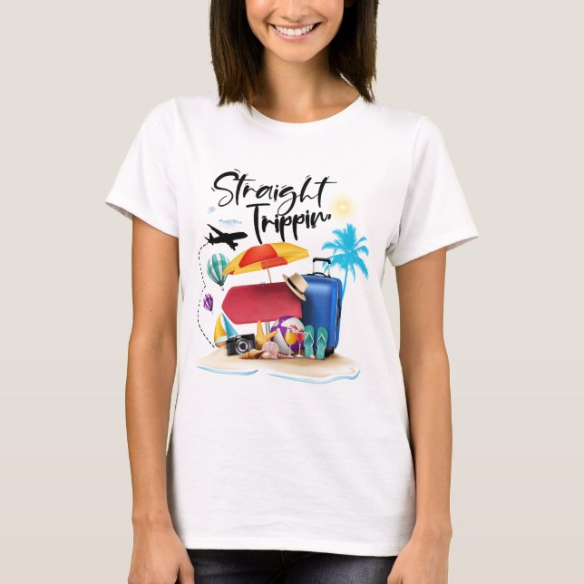 Camiseta Vacaciones personalizadas de Personalizado de Trip (Anverso)