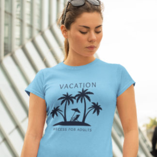 Camiseta Vacaciones - Receso para adultos