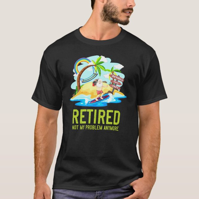 Camiseta Vacaciones retiradas, ya no es mi problema de jubi (Anverso)