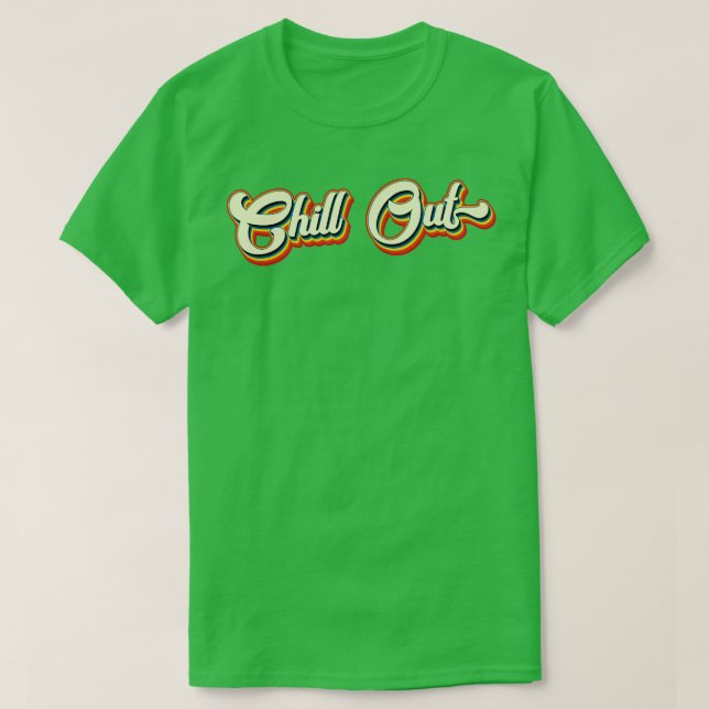 Camiseta Vacaciones Retro Chill Out (Diseño del anverso)