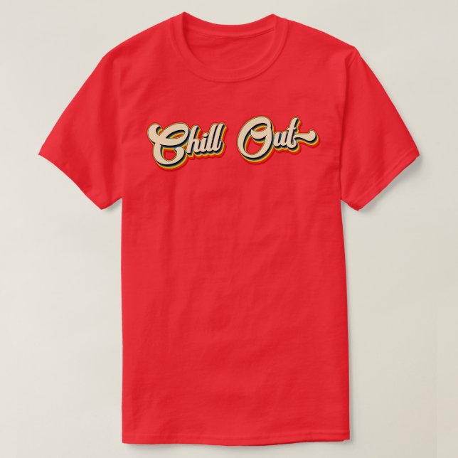 Camiseta Vacaciones Retro Chill Out (Diseño del anverso)
