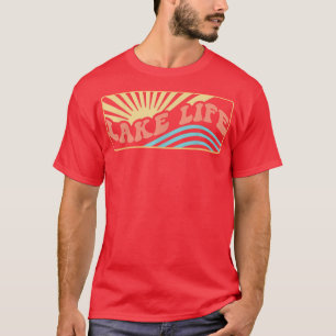 Camiseta Vacaciones Retro Cute de verano de Lake Life Sunse