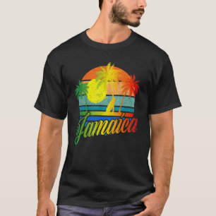 Camiseta Vacaciones Retro Jamaica Summer Beach Para Hombres