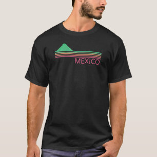 Camiseta Vacaciones Retro México Viaje a Cancun Resort Mexi