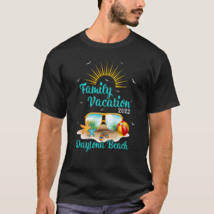 Camiseta Vacaciones Retro Sunset Family 2023 Florida Dayton