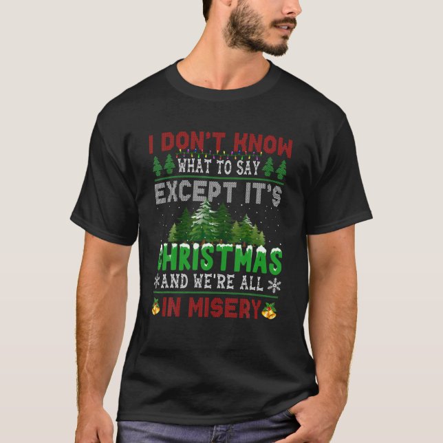 Camiseta Vacaciones Santa Navidad Regalos Navidades feos Su (Anverso)