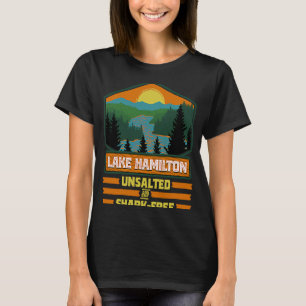 Camiseta Vacaciones sin sal y sin tiburones Lago Hamilton