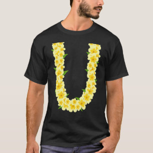 Camiseta Vacaciones tropicales en cadena de flores de Hawái