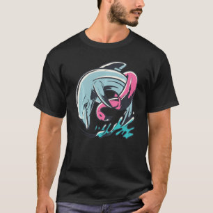 Camiseta Vacaciones Tropicales En Playa De Delfines Y Flami