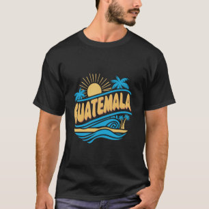 Camiseta Vacaciones tropicales Isla Caribe Aventura Guatem