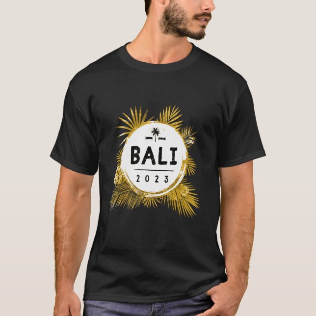 Camiseta Vacaciones turísticas del equipo de viajes de Bali (Anverso)