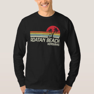 Camiseta Vacaciones veraniegas de la playa de Roatan en Hon