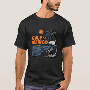 Camiseta Vacaciones veraniegas de palmeras en el Golfo de M