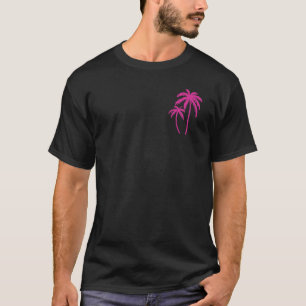 Camiseta Vacaciones veraniegas de Pocket Palm Tree Cute Ros