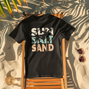 Camiseta Vacaciones veraniegas en la sombra de la arena de 