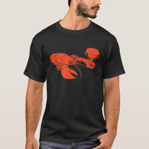 Camiseta Vacaciones veraniegas para beber vino de langosta