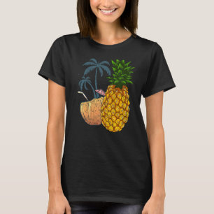Camiseta Vacaciones veraniegas tropicales de palmeras de fr