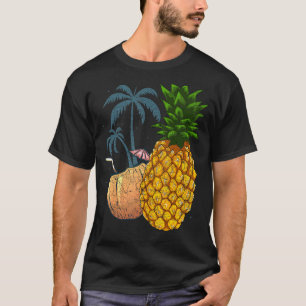 Camiseta Vacaciones veraniegas tropicales de palmeras de fr