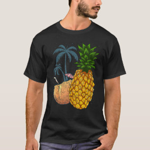 Camiseta Vacaciones veraniegas tropicales de palmeras de fr