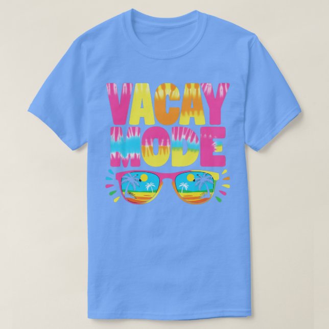 Camiseta Vacaciones Verano Getaway Vacay Mode Palm De (Diseño del anverso)