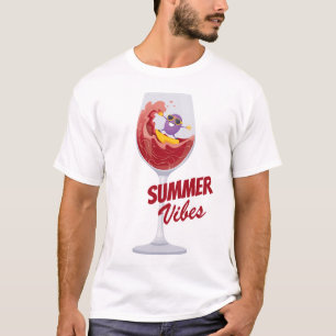 Camiseta Vacaciones Vibes de verano Personalizado divertida