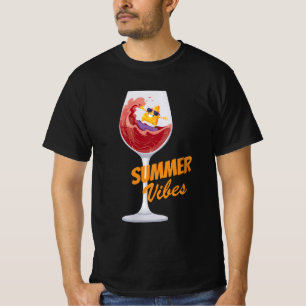 Camiseta Vacaciones Vibes de verano queso Personalizado div