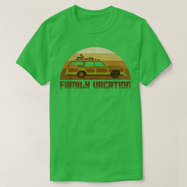 Camiseta Vacaciones Vintage (Diseño del anverso)