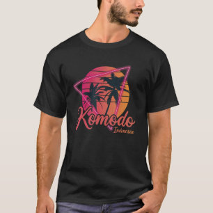 Camiseta Vacaciones vintage en Indonesia viaje Asia Komodo 